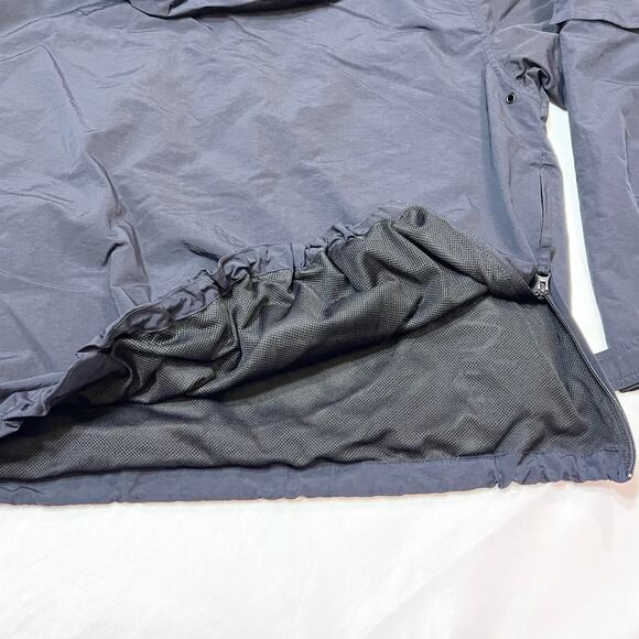 Vintage Chaps Ralph Lauren Windbreaker Jacket Men XL Nylon Quarter Zip Hooded - Picture 3 of 6